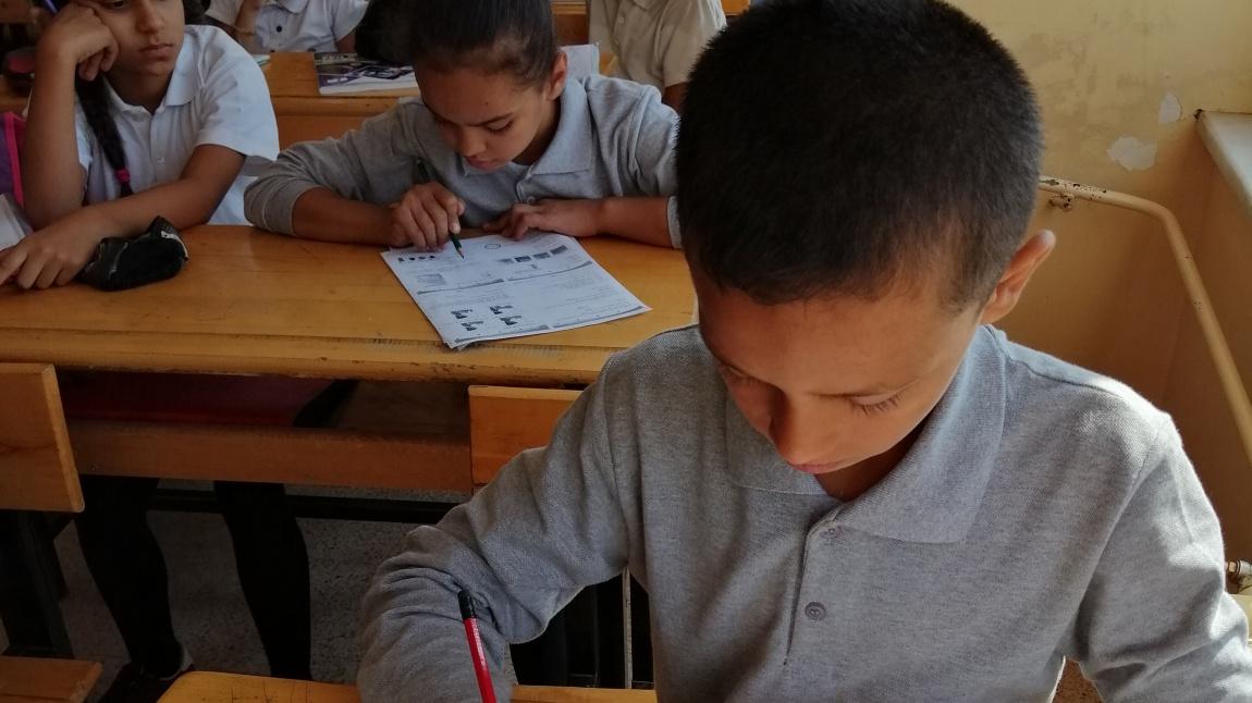 Okulumuzdaki Suriye Uyruklu Öğrencilerimize Türkçe Yeterlilik Sınavı Yapıldı.